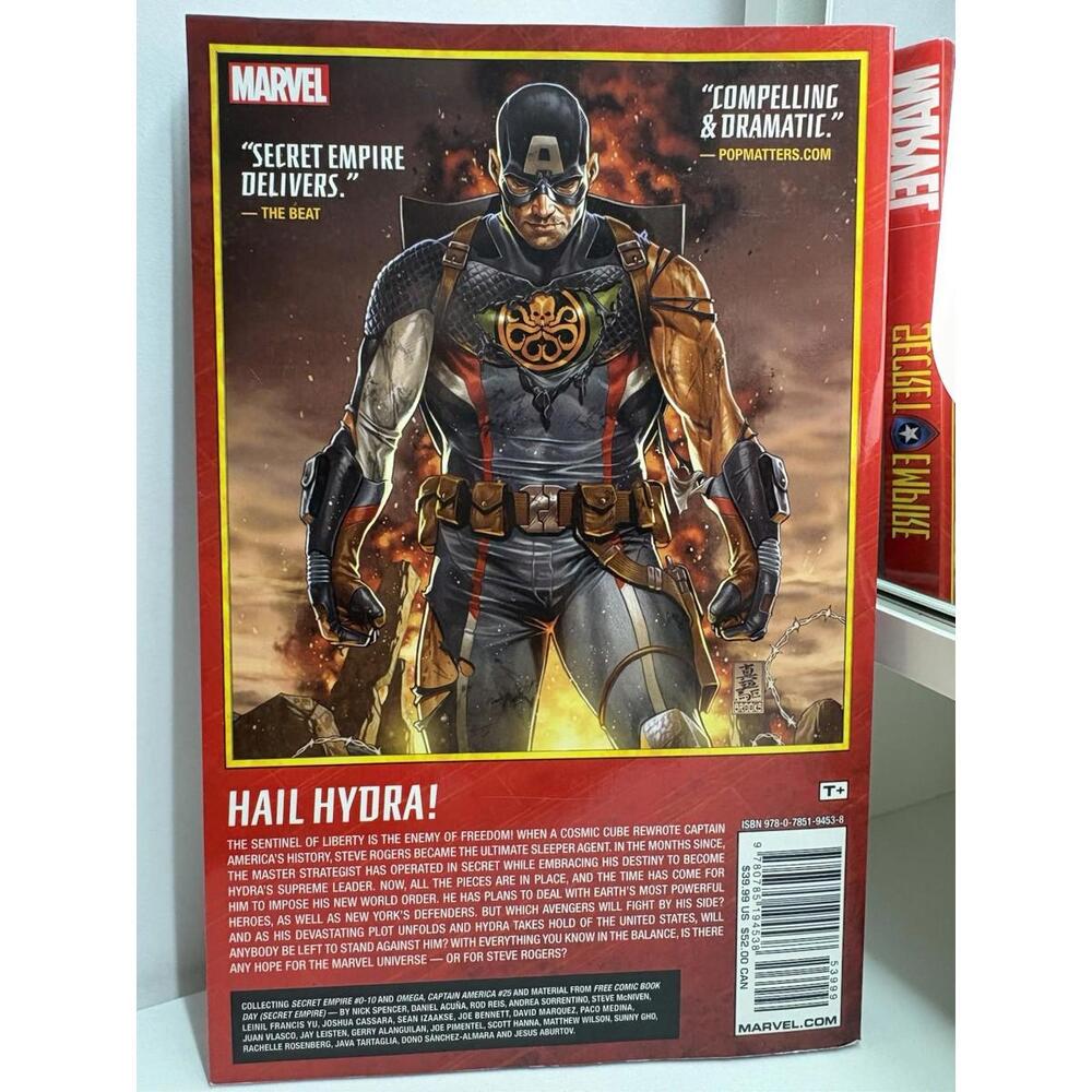 Secret Empire Graphic Novel 1st Printing Very Good 2018 Nick Spencer Marvel - Picture 2 of 5